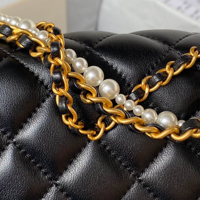 Chanel Handbags, AA+ Quality 100% Genuine Leather Classic Flap Medium Quilted Lambskin Black Gold, 18X 1 1X 5cm BL 4 Colour for chanel hand bag