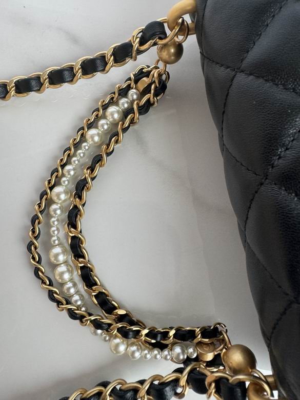 Chanel Handbags, AA+ Quality 100% Genuine Leather Classic Flap Medium Quilted Lambskin Black Gold, 18X 1 1X 5cm BL 4 Colour for chanel hand bag