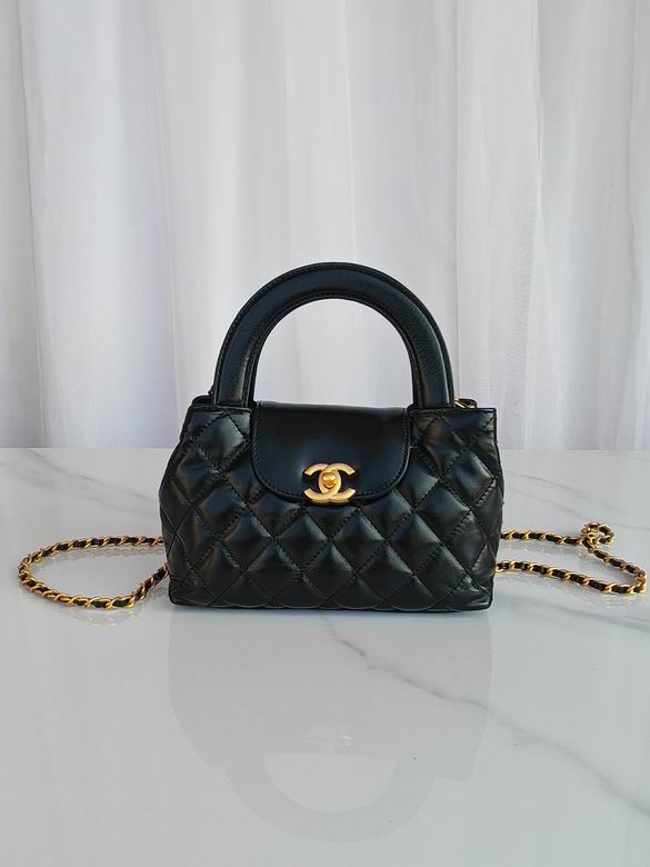 Chanel Inspired Handbags, AA+ Quality 100% Genuine Leather Classic Flap Medium Quilted Lambskin Black Gold, 13X 19X 7cm BL 1 Colour for chanel hand bag