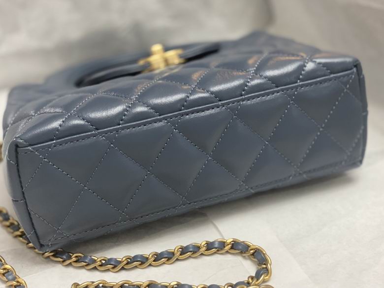 Chanel Inspired Handbags, AA+ Quality 100% Genuine Leather Classic Flap Medium Quilted Lambskin Black Gold, 13X 19X 7cm BL 2 Colour for chanel hand bag