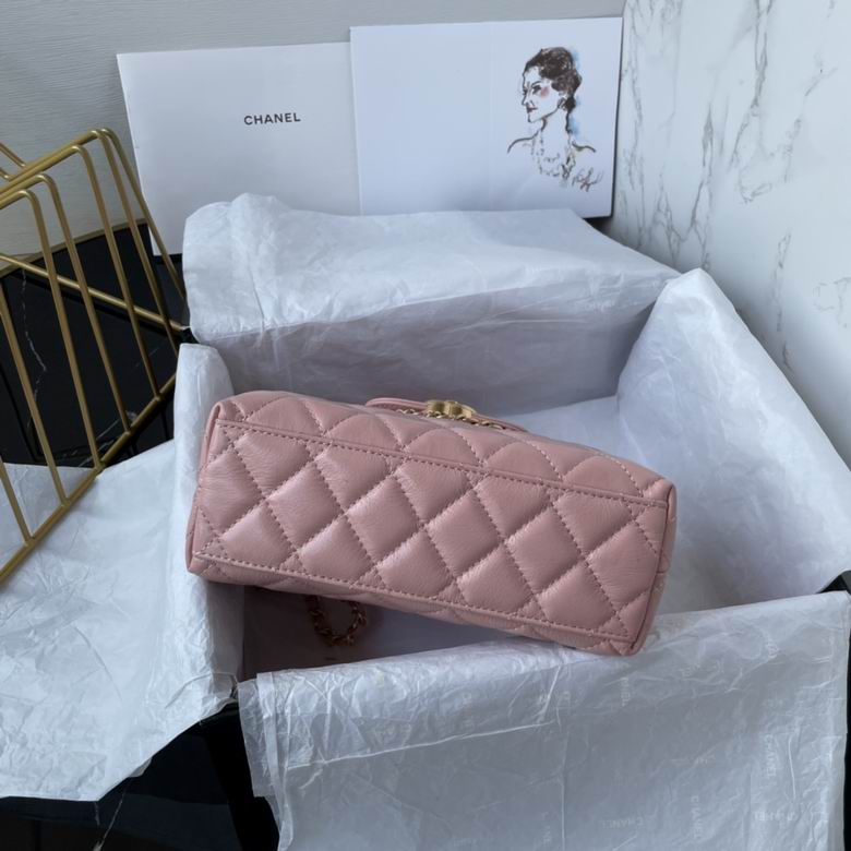 Chanel Inspired Handbags, AA+ Quality 100% Genuine Leather Classic Flap Medium Quilted Lambskin Black Gold, 13X 19X 7cm BL 4 Colour for chanel hand bag