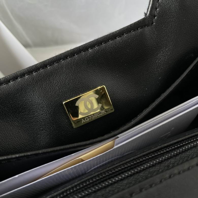 Chanel Inspired Handbags, AA+ Quality 100% Genuine Leather Classic Flap Medium Quilted Lambskin Black Gold, 13X 19X 7cm BL 4 Colour for chanel hand bag