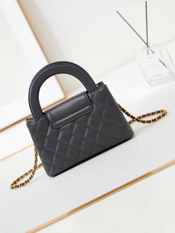 Chanel Inspired Handbags, AA+ Quality 100% Genuine Leather Classic Flap Medium Quilted Lambskin Black Gold, 18X 1 1X 5cm BL 4 Colour for chanel hand bag