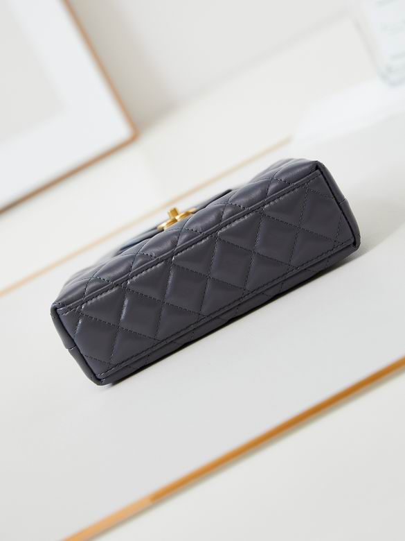 Chanel Inspired Handbags, AA+ Quality 100% Genuine Leather Classic Flap Medium Quilted Lambskin Black Gold, 18X 1 1X 5cm BL 4 Colour for chanel hand bag