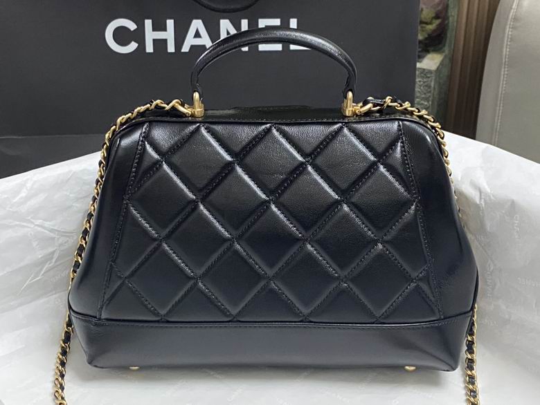 Chanel Inspired Handbags, AA+ Quality 100% Genuine Leather Classic Flap Medium Quilted Lambskin Black Gold, 16X 23.5X 8cm BL 4 Colour for chanel hand bag