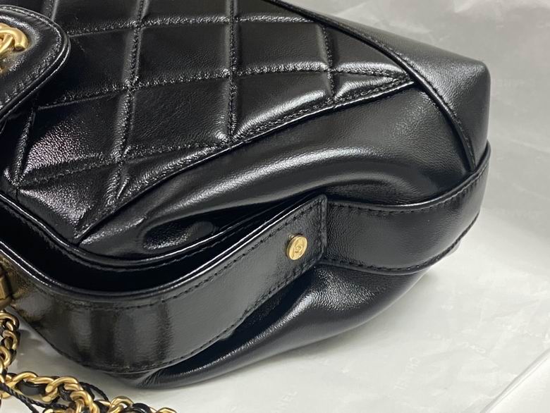 Chanel Inspired Handbags, AA+ Quality 100% Genuine Leather Classic Flap Medium Quilted Lambskin Black Gold, 16X 23.5X 8cm BL 4 Colour for chanel hand bag