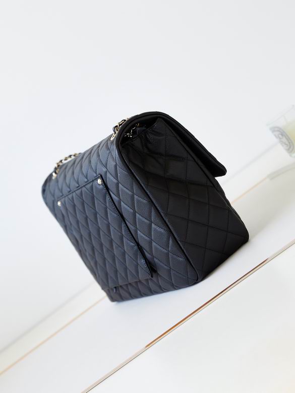 Chanel Handbags, AA+ Quality 100% Genuine Leather Classic Flap Medium Quilted Lambskin Black Gold, 18X 1 1X 5cm BL 4 Colour for chanel hand bag