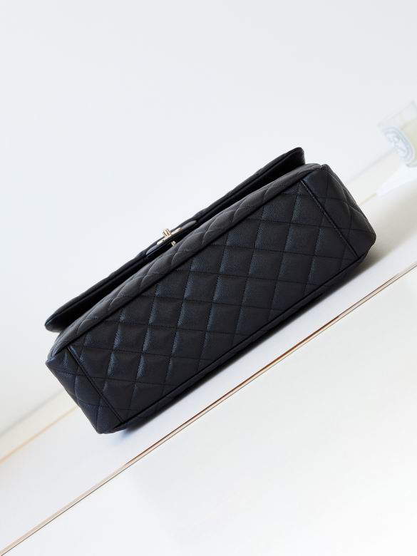 Chanel Handbags, AA+ Quality 100% Genuine Leather Classic Flap Medium Quilted Lambskin Black Gold, 18X 1 1X 5cm BL 4 Colour for chanel hand bag