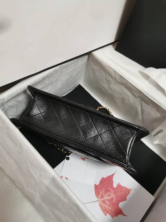 Chanel Handbags, AA+ Quality 100% Genuine Leather Classic Flap Medium Quilted Lambskin Black Gold, 18X 1 1X 5cm BL 4 Colour for chanel hand bag