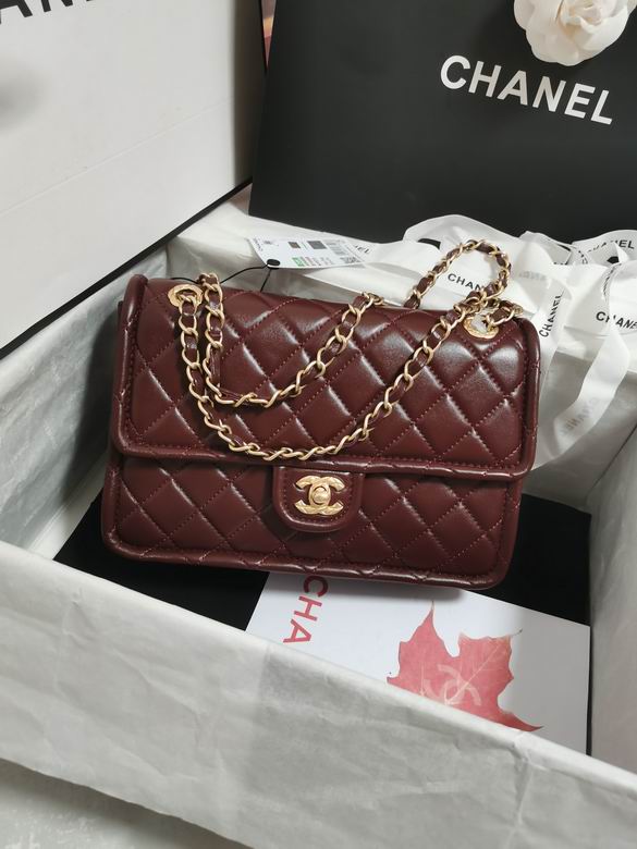 Chanel Handbags, AA+ Quality 100% Genuine Leather Classic Flap Medium Quilted Lambskin Black Gold, 18X 1 1X 5cm BL 4 Colour for chanel hand bag
