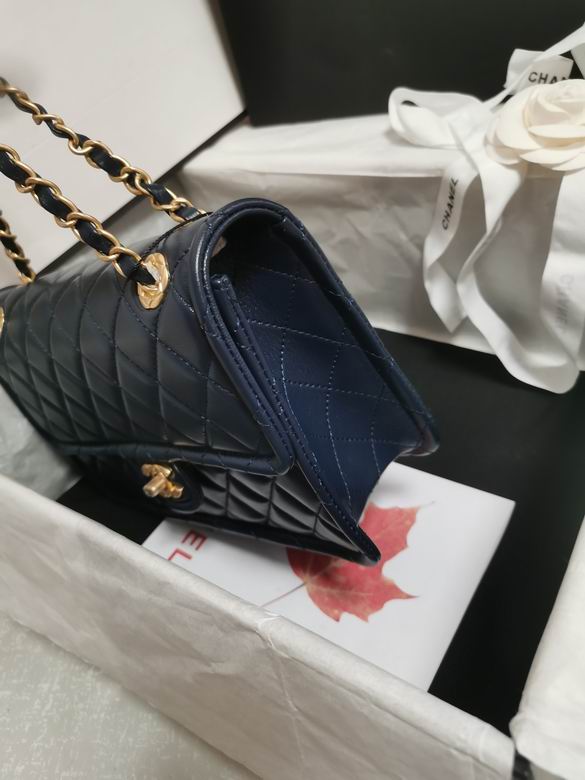 Chanel Handbags, AA+ Quality 100% Genuine Leather Classic Flap Medium Quilted Lambskin Black Gold, 18X 1 1X 5cm BL 4 Colour for chanel hand bag