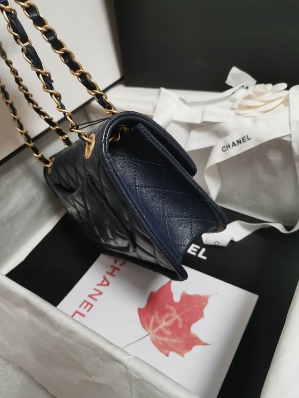 Chanel Handbags, AA+ Quality 100% Genuine Leather Classic Flap Medium Quilted Lambskin Black Gold, 18X 1 1X 5cm BL 4 Colour for chanel hand bag