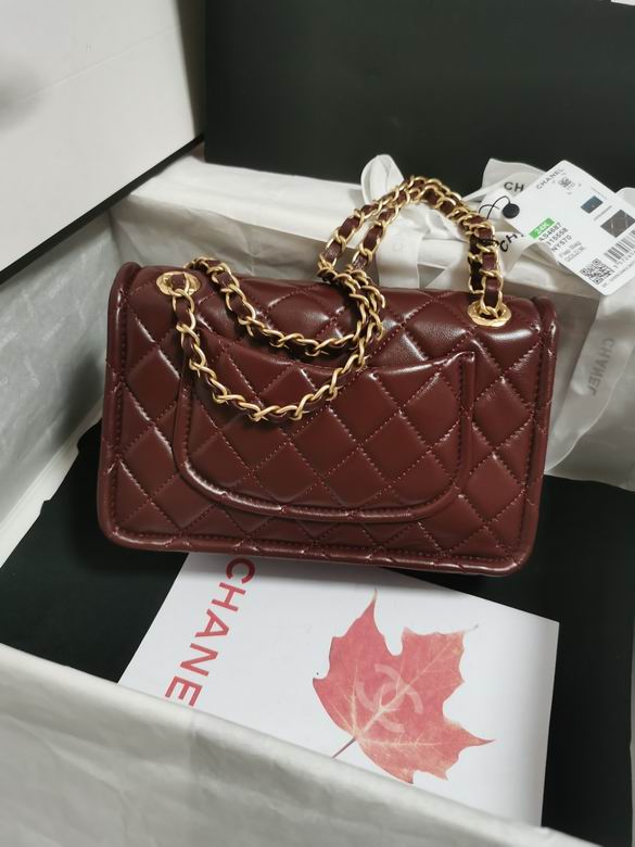 Chanel Handbags, AA+ Quality 100% Genuine Leather Classic Flap Medium Quilted Lambskin Black Gold, 18X 1 1X 5cm BL 4 Colour for chanel hand bag