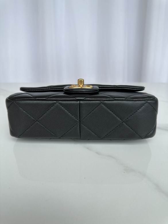 Chanel Handbags, AA+ Quality 100% Genuine Leather Classic Flap Medium Quilted Lambskin Black Gold, 18X 1 1X 5cm BL 4 Colour for chanel hand bag