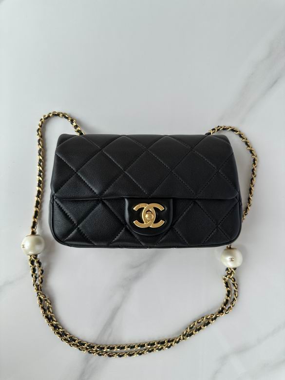Chanel Handbags, AA+ Quality 100% Genuine Leather Classic Flap Medium Quilted Lambskin Black Gold, 18X 1 1X 5cm BL 4 Colour for chanel hand bag