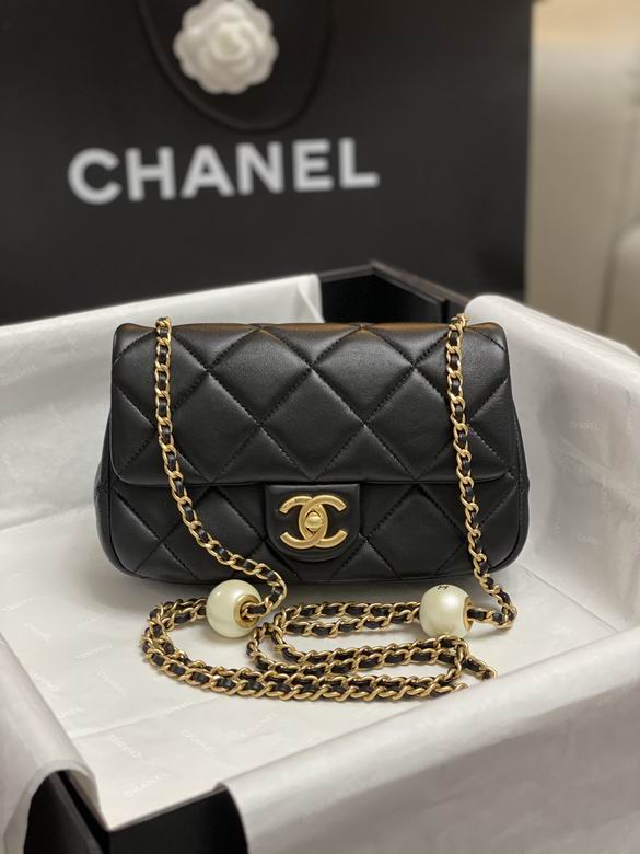 Chanel Handbags, AA+ Quality 100% Genuine Leather Classic Flap Medium Quilted Lambskin Black Gold, 18X 1 1X 5cm BL 4 Colour for chanel hand bag