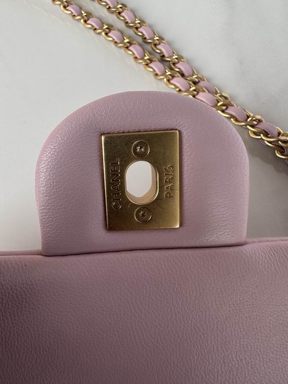 Chanel Handbags, AA+ Quality 100% Genuine Leather Classic Flap Medium Quilted Lambskin Black Gold, 18X 1 1X 5cm BL 4 Colour for chanel hand bag