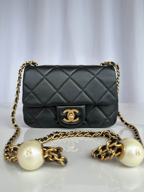Chanel Handbags, AA+ Quality 100% Genuine Leather Classic Flap Medium Quilted Lambskin Black Gold, 18X 1 1X 5cm BL 4 Colour for chanel hand bag