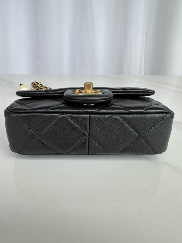 Chanel Handbags, AA+ Quality 100% Genuine Leather Classic Flap Medium Quilted Lambskin Black Gold, 18X 1 1X 5cm BL 4 Colour for chanel hand bag