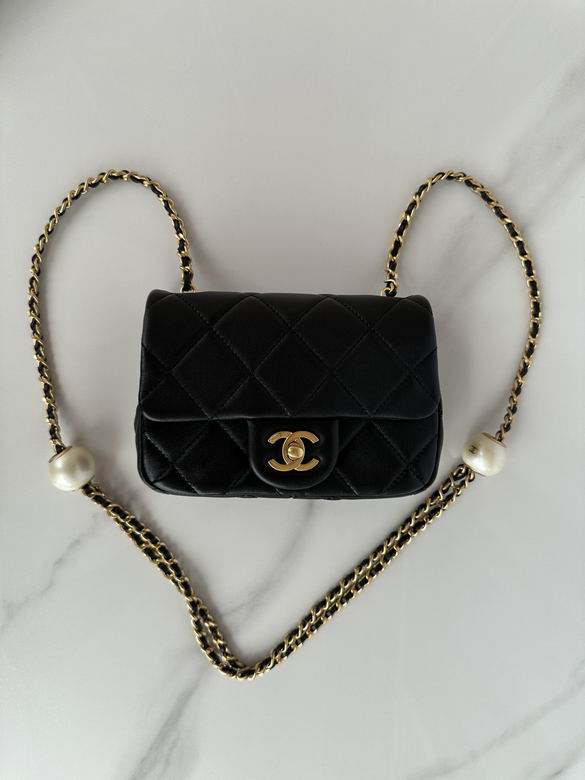 Chanel Handbags, AA+ Quality 100% Genuine Leather Classic Flap Medium Quilted Lambskin Black Gold, 18X 1 1X 5cm BL 4 Colour for chanel hand bag