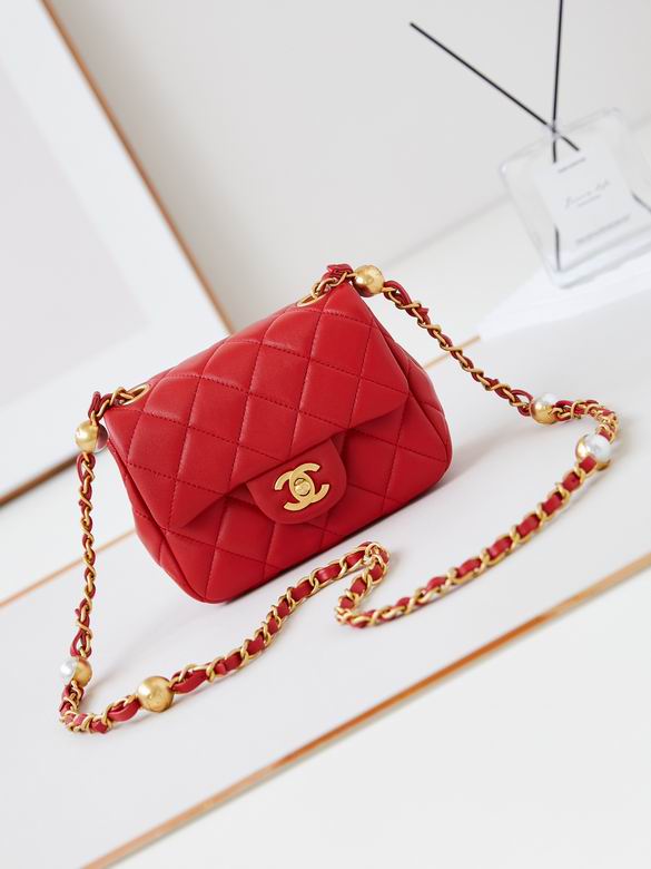 Chanel Handbags, AA+ Quality 100% Genuine Leather Classic Flap Medium Quilted Lambskin Black Gold, 18X 1 1X 5cm BL 4 Colour for chanel hand bag