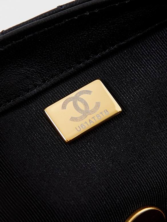 Chanel Handbags, AA+ Quality 100% Genuine Leather Classic Flap Medium Quilted Lambskin Black Gold, 18X 1 1X 5cm BL 4 Colour for chanel hand bag