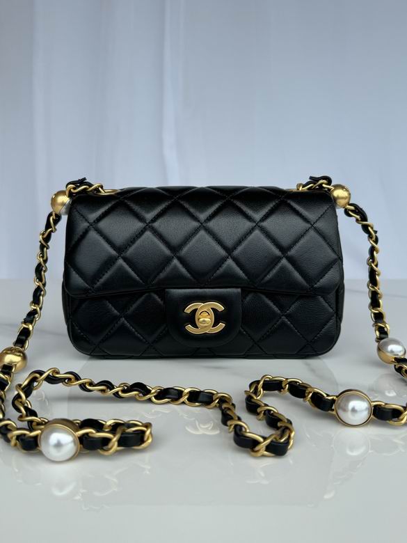 Chanel Handbags, AA+ Quality 100% Genuine Leather Classic Flap Medium Quilted Lambskin Black Gold, 18X 1 1X 5cm BL 4 Colour for chanel hand bag