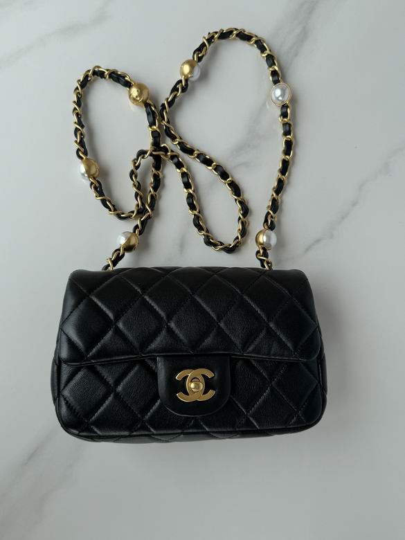 Chanel Handbags, AA+ Quality 100% Genuine Leather Classic Flap Medium Quilted Lambskin Black Gold, 18X 1 1X 5cm BL 4 Colour for chanel hand bag