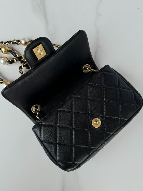 Chanel Handbags, AA+ Quality 100% Genuine Leather Classic Flap Medium Quilted Lambskin Black Gold, 18X 1 1X 5cm BL 4 Colour for chanel hand bag