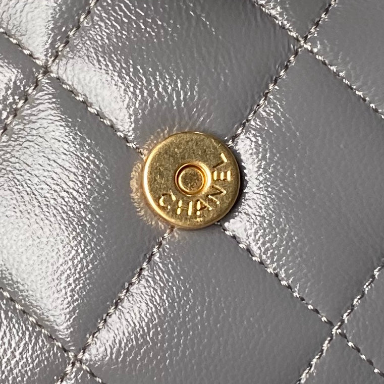 Chanel Inspired Handbags, AA+ Quality 100% Genuine Leather Classic Flap Medium Quilted Lambskin Black Gold, 9X 1 3X 4.5cm BL 4 Colour for chanel hand bag