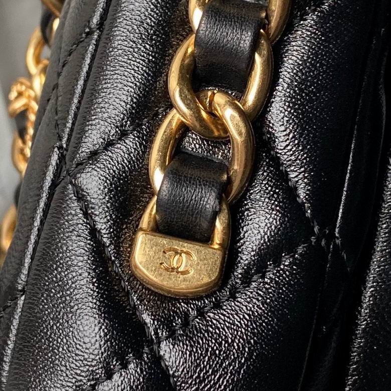 Chanel Inspired Handbags, AA+ Quality 100% Genuine Leather Classic Flap Medium Quilted Lambskin Black Gold, 9X 1 3X 4.5cm BL 4 Colour for chanel hand bag