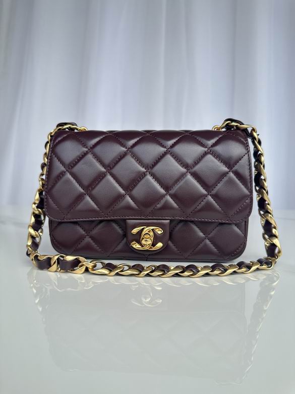 Chanel Handbags, AA+ Quality 100% Genuine Leather Classic Flap Medium Quilted Lambskin Black Gold, 18X 1 1X 5cm BL 4 Colour for chanel hand bag