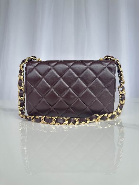 Chanel Handbags, AA+ Quality 100% Genuine Leather Classic Flap Medium Quilted Lambskin Black Gold, 18X 1 1X 5cm BL 4 Colour for chanel hand bag