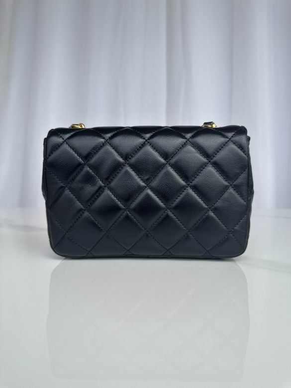 Chanel Handbags, AA+ Quality 100% Genuine Leather Classic Flap Medium Quilted Lambskin Black Gold, 18X 1 1X 5cm BL 4 Colour for chanel hand bag
