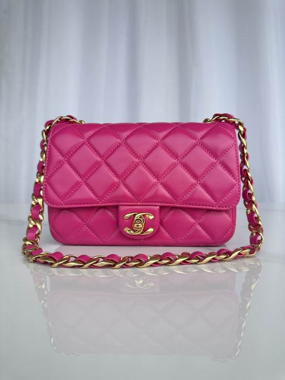 Chanel Handbags, AA+ Quality 100% Genuine Leather Classic Flap Medium Quilted Lambskin Black Gold, 18X 1 1X 5cm BL 4 Colour for chanel hand bag