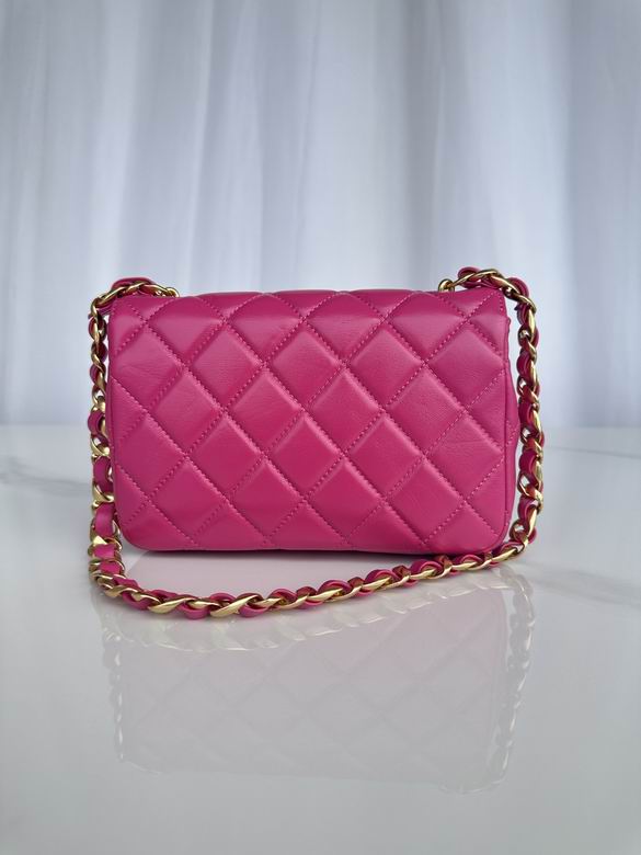 This is Chanel Inspired Handbags, AA+ Quality 100% Genuine Leather Classic Flap Medium Quilted Lambskin Black Gold, 18X 1 1X 5cm BL 4 Colour