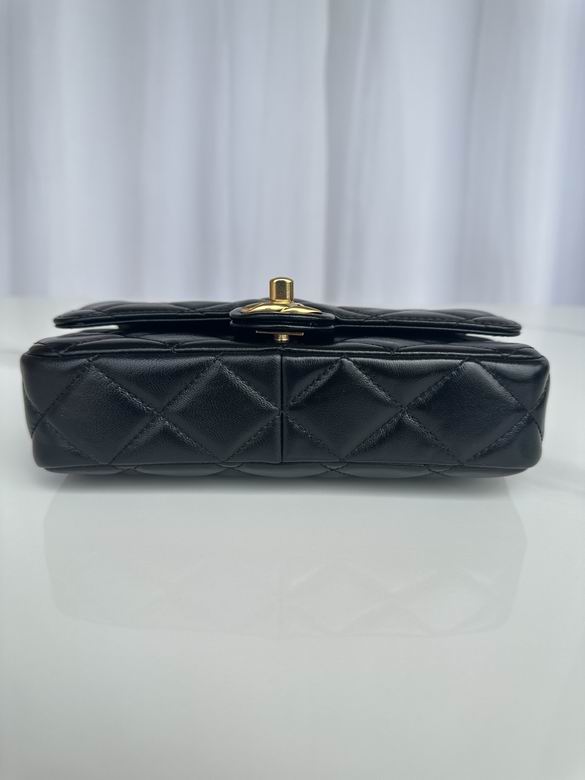 Chanel Handbags, AA+ Quality 100% Genuine Leather Classic Flap Medium Quilted Lambskin Black Gold, 18X 1 1X 5cm BL 4 Colour for chanel hand bag
