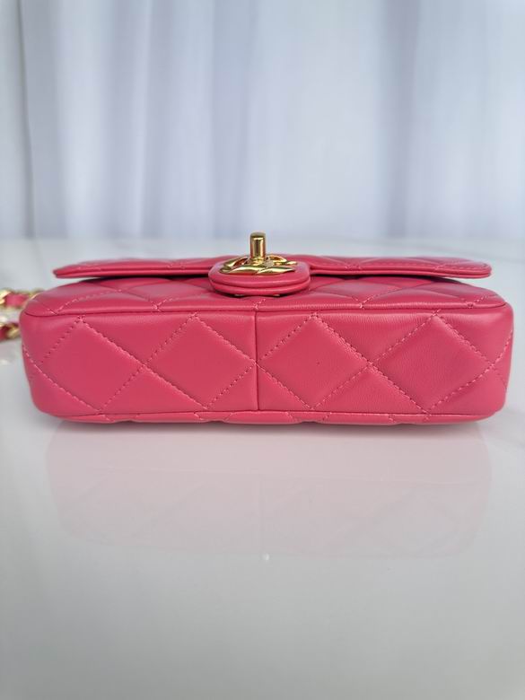 This is Chanel Inspired Handbags, AA+ Quality 100% Genuine Leather Classic Flap Medium Quilted Lambskin Black Gold, 18X 1 1X 5cm BL 4 Colour