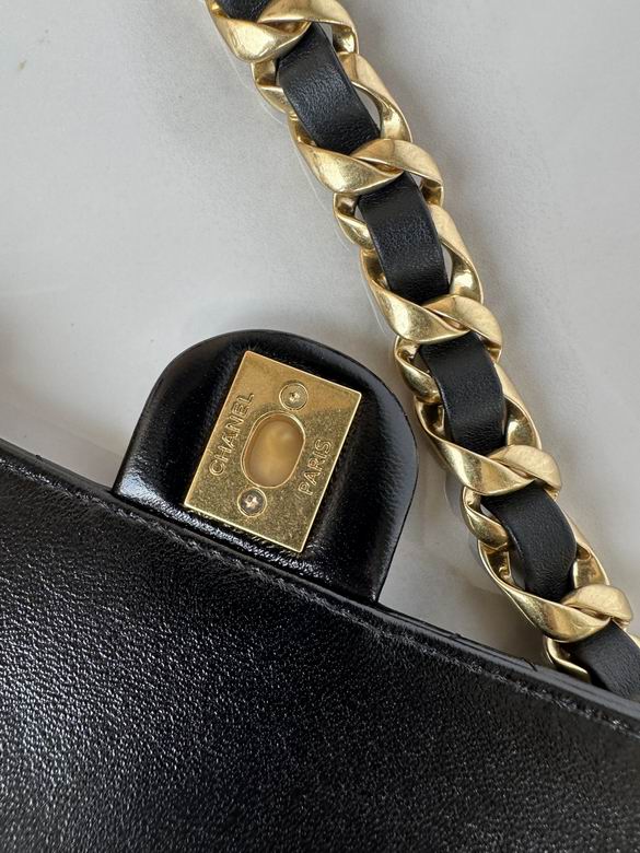Chanel Handbags, AA+ Quality 100% Genuine Leather Classic Flap Medium Quilted Lambskin Black Gold, 18X 1 1X 5cm BL 4 Colour for chanel hand bag