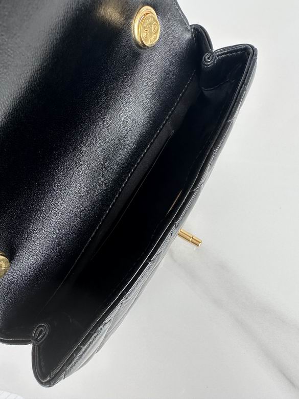 Chanel Handbags, AA+ Quality 100% Genuine Leather Classic Flap Medium Quilted Lambskin Black Gold, 18X 1 1X 5cm BL 4 Colour for chanel hand bag