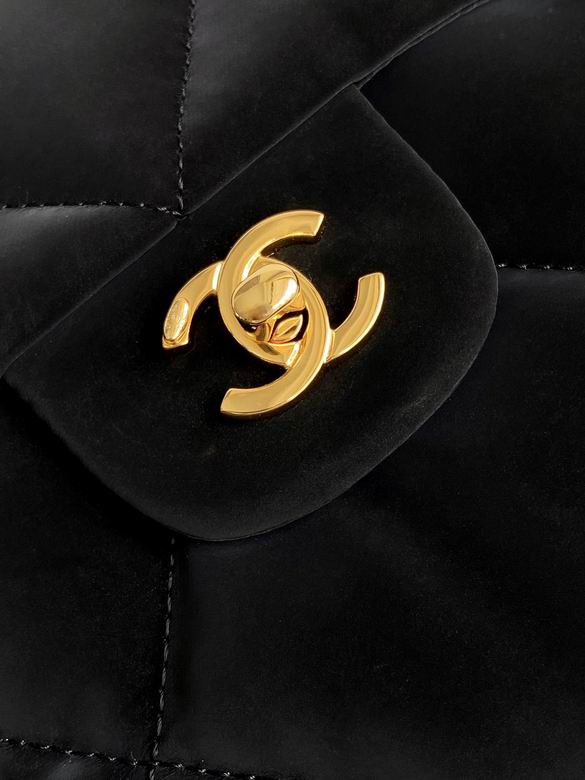 Chanel Inspired Handbags, AA+ Quality 100% Genuine Leather Classic Flap Medium Quilted Lambskin Black Gold, 25X 14X 9cm BL 3 Colour for chanel hand bag