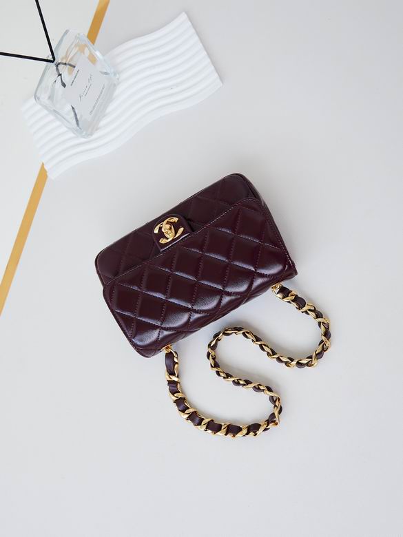 Chanel Handbags, AA+ Quality 100% Genuine Leather Classic Flap Medium Quilted Lambskin Black Gold, 18X 1 1X 5cm BL 4 Colour for chanel hand bag