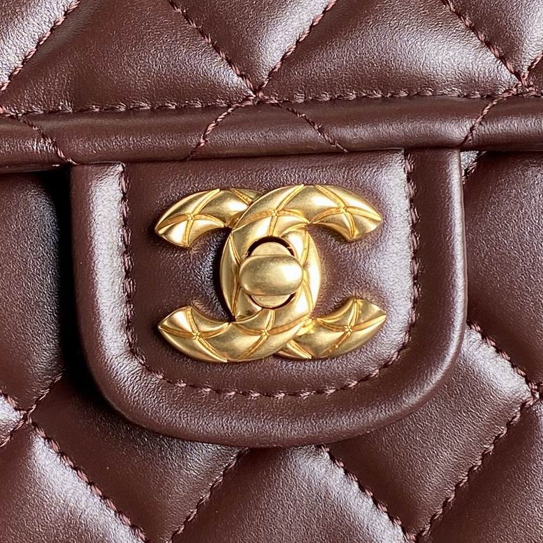 Chanel Inspired Handbags, AA+ Quality 100% Genuine Leather Classic Flap Medium Quilted Lambskin Black Gold, 25X 14X 9cm BL 3 Colour for chanel hand bag