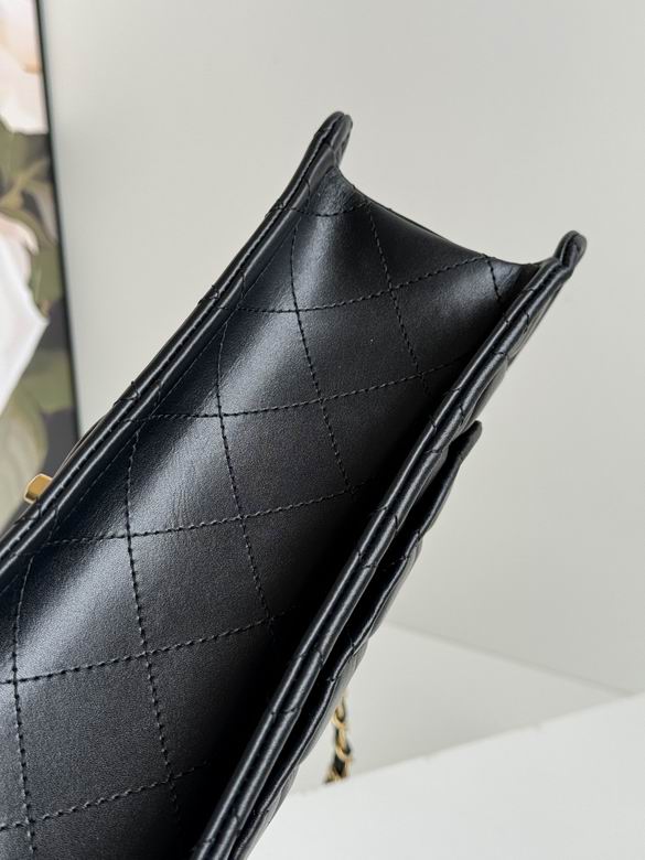 Chanel Inspired Handbags, AA+ Quality 100% Genuine Leather Classic Flap Medium Quilted Lambskin Black Gold, 25X 14X 9cm BL 3 Colour for chanel hand bag
