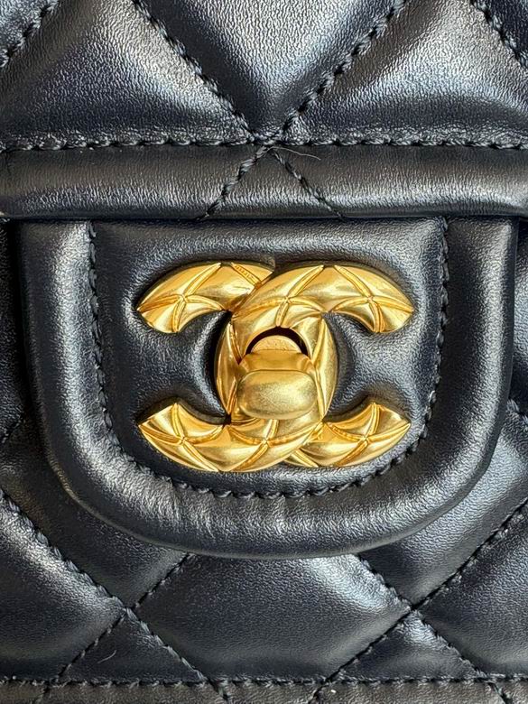 Chanel Inspired Handbags, AA+ Quality 100% Genuine Leather Classic Flap Medium Quilted Lambskin Black Gold, 25X 14X 9cm BL 3 Colour for chanel hand bag