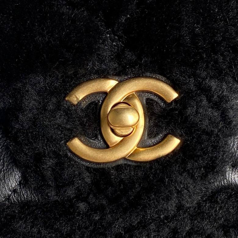 Chanel Inspired Handbags, AA+ Quality 100% Genuine Leather Classic Flap Medium Quilted Lambskin Black Gold, 18X 1 1X 5cm BL 4 Colour for chanel hand bag