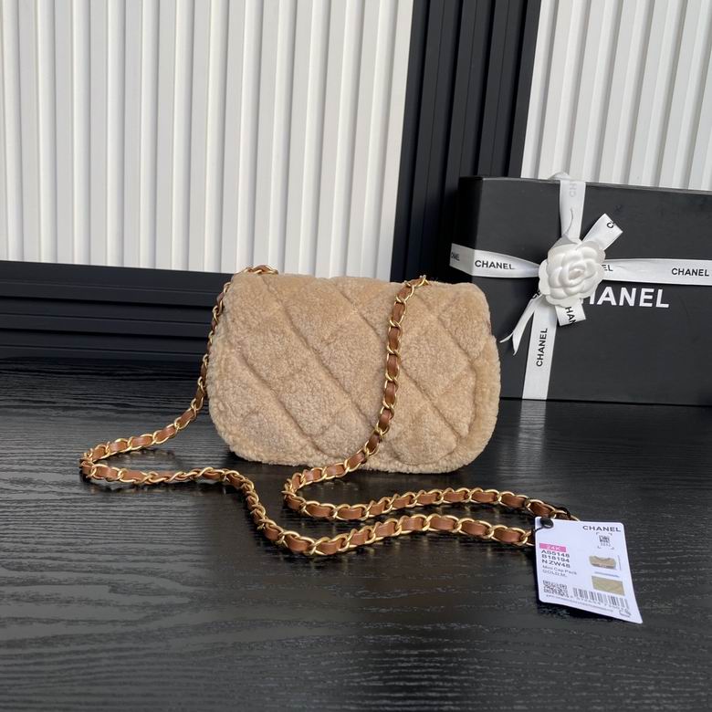 Chanel Inspired Handbags, AA+ Quality 100% Genuine Leather Classic Flap Medium Quilted Lambskin Black Gold, 18X 1 1X 5cm BL 4 Colour for chanel hand bag