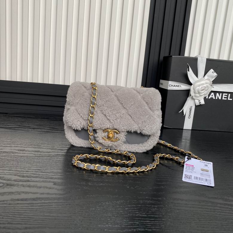 Chanel Inspired Handbags, AA+ Quality 100% Genuine Leather Classic Flap Medium Quilted Lambskin Black Gold, 18X 1 1X 5cm BL 4 Colour for chanel hand bag