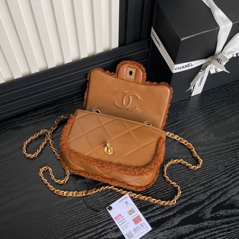 Chanel Inspired Handbags, AA+ Quality 100% Genuine Leather Classic Flap Medium Quilted Lambskin Black Gold, 18X 1 1X 5cm BL 4 Colour for chanel hand bag
