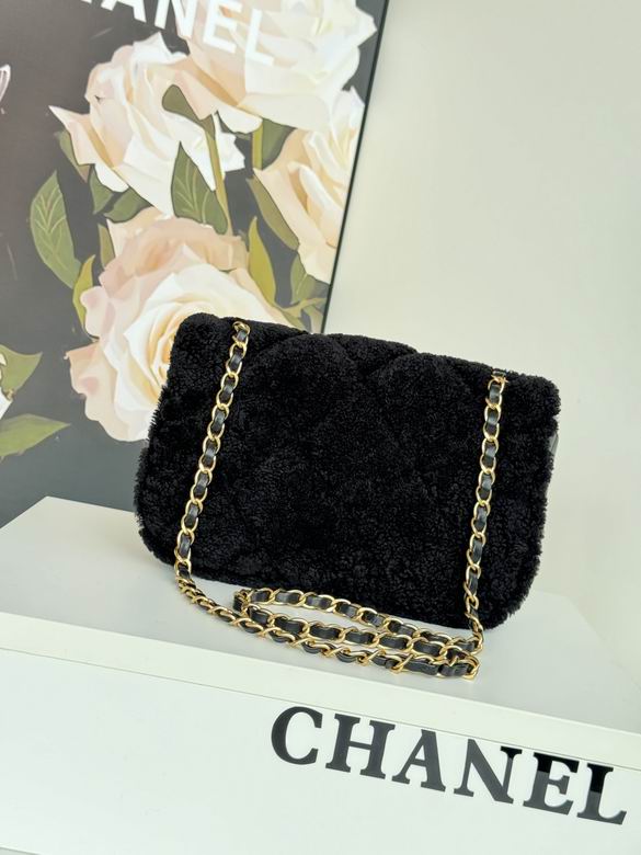 Chanel Inspired Handbags, AA+ Quality 100% Genuine Leather Classic Flap Medium Quilted Lambskin Black Gold, 18X 1 1X 5cm BL 4 Colour for chanel hand bag